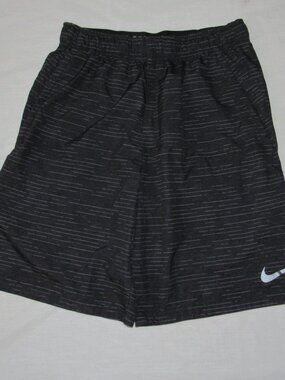 Nike Shorts Mens S Dri-Fit Tech Pack Woven Training Flex 927528 Black Gray Print